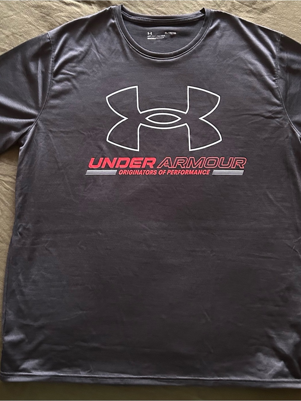 Under Armour Men's Black Performance Logo Tee
